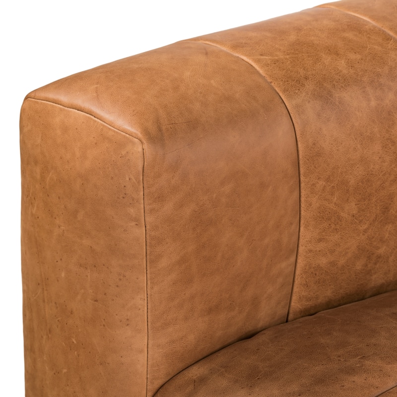 Poly & Bark Canale Sofa - Full Grain Genuine Italian Leather