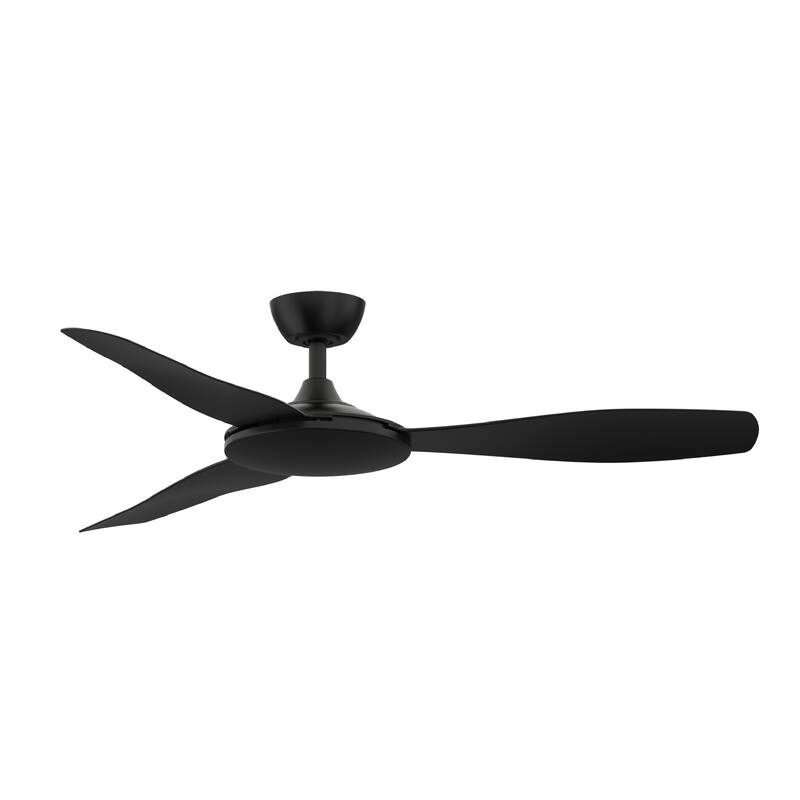 Fanimation GlideAire 52 inch Indoor/Outdoor Smart Ceiling Fan with Remote - Black