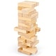 preview thumbnail 11 of 10, Costway Giant Tumbling Timber Toy 54 PCS Wooden Blocks Game w/ - Natural - See Details