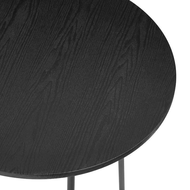 Taomika, Bistro Pub Table Round Dining Table-Brown/Black/Coffee/Maple Color-Four Colors
