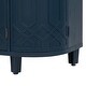preview thumbnail 9 of 7, Wood Grain Storage Cabinet Snack Table Featuring Four Doors and Adjustable Shelves Living Room Sofa Table Console Tables