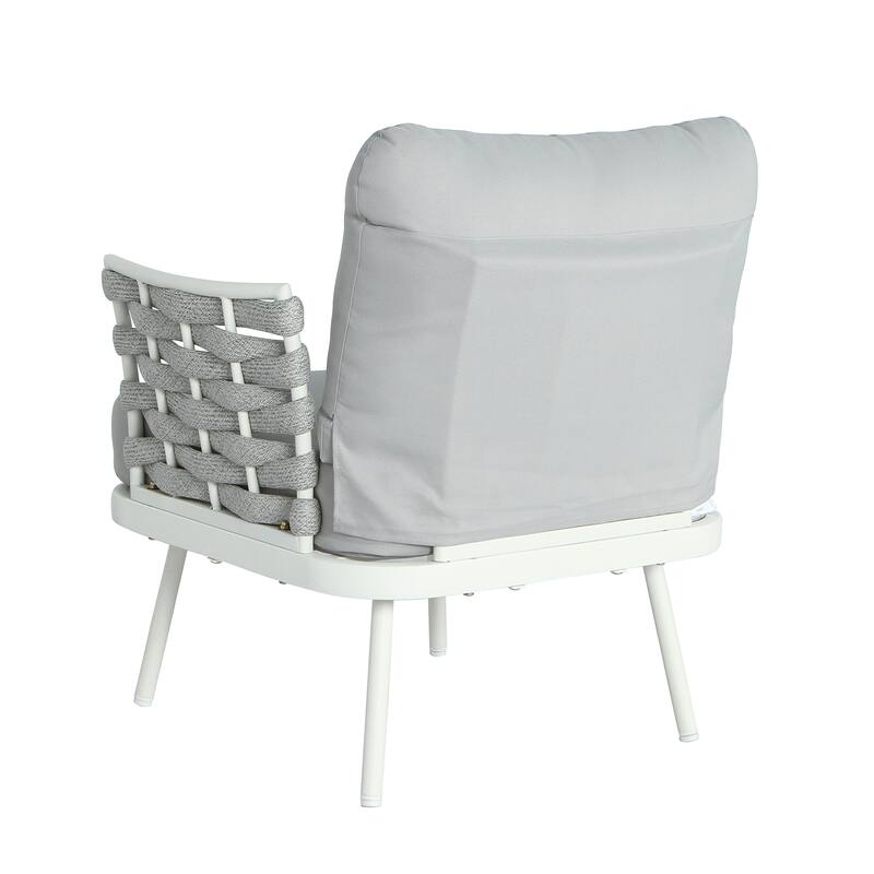 Christopher Knight Home - Langdon Patio Steel Club Chair（Set of 2）