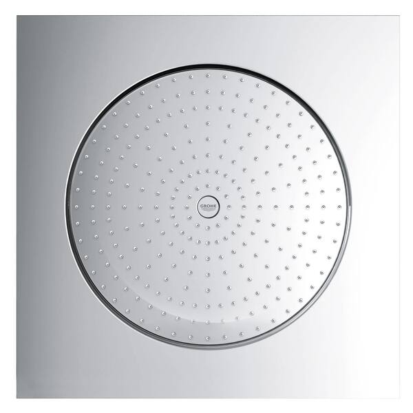 Grohe 26 471 Rainshower F Series 1 8 Gpm Single Function Rain Shower Head Starlight Chrome