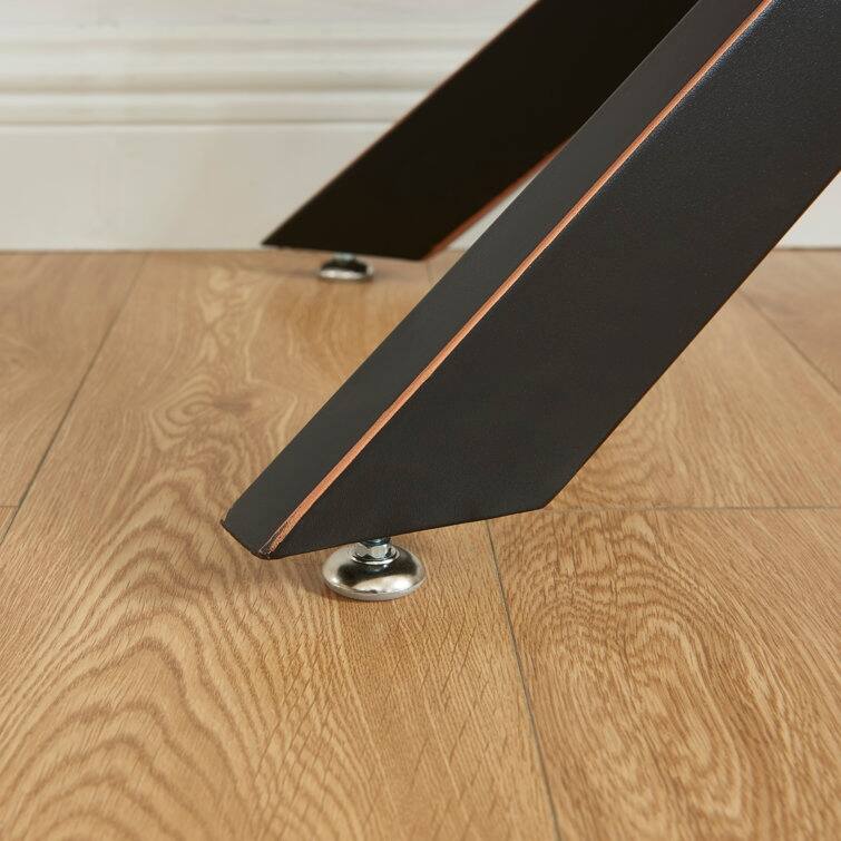 45.3'' Glass Top Console Table