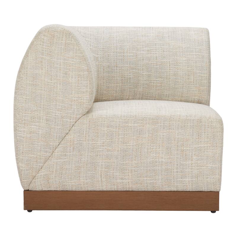 Christy Corner Chair Beige