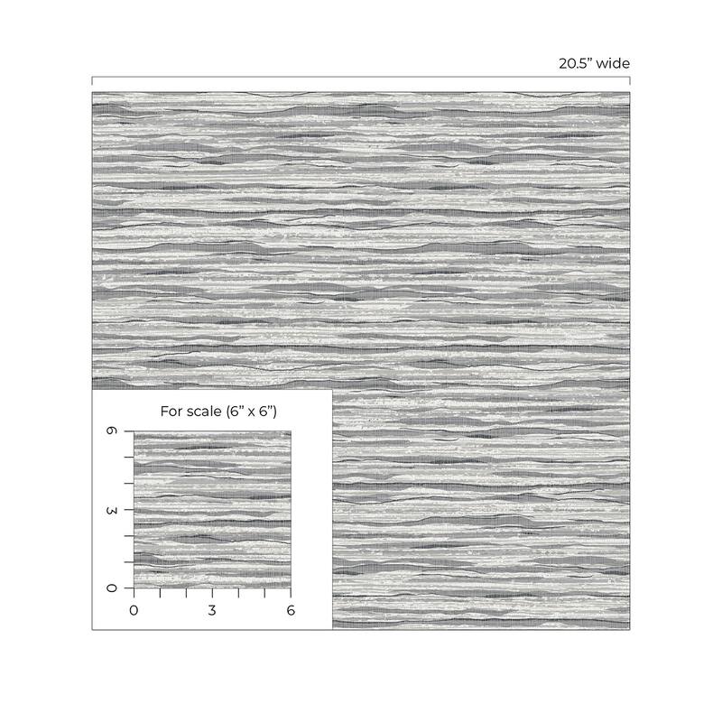 Seabrook Designs Sky Wave Stringcloth Unpasted Wallpaper