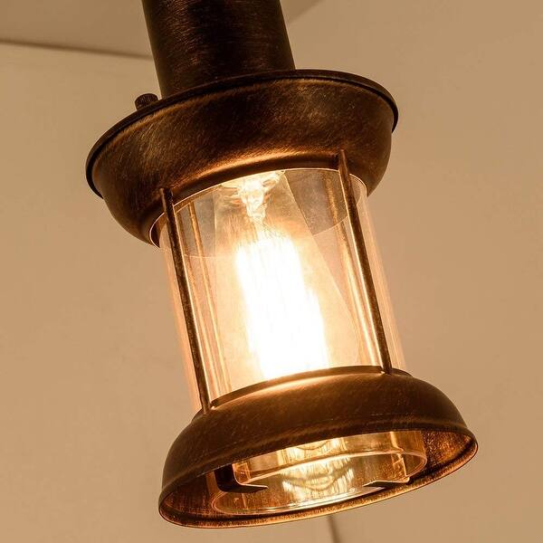 Shop Single Industrial Glass Drop Light Vintage Hanging Edison