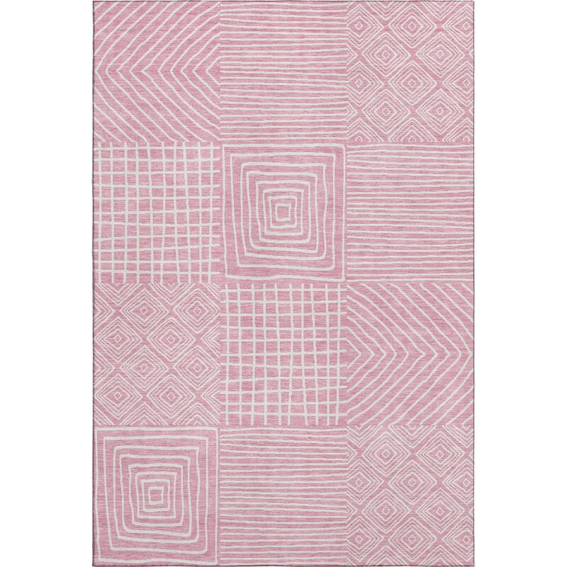 Premium Washable Super Soft Geo Motif Mayfield Rug