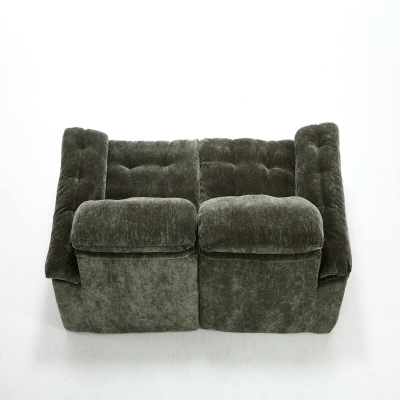 Modular Convertible Cushioned Sleeper Sofa Set