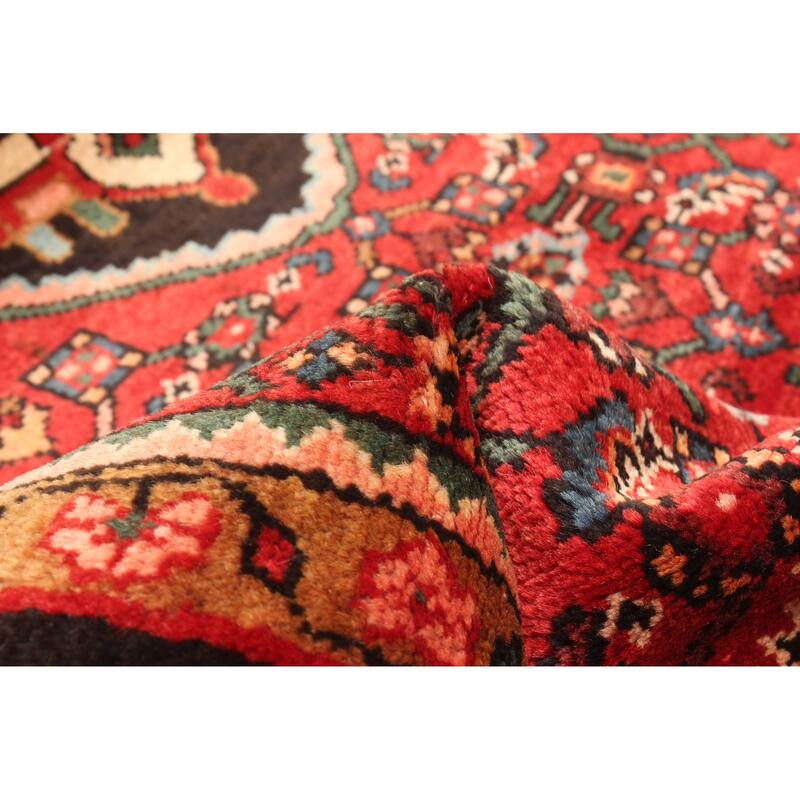 ECARPETGALLERY Hand-knotted Andelz Red Wool Rug - 3'8 x 10'2