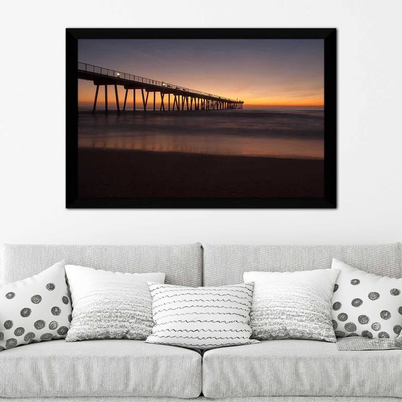 "Sunset Pacific Pier II (Horizontal)" Print on Acrylic