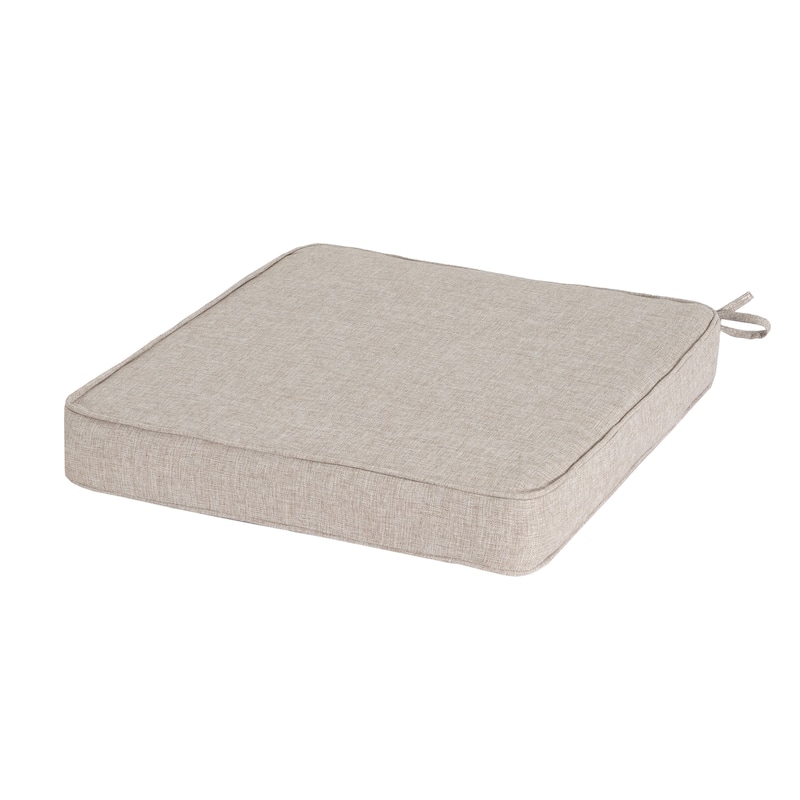 Christopher Knight Home - Noah Outdoor Dining Chair Cushion with All-Day Comfort and Secure Stay-Put Ties