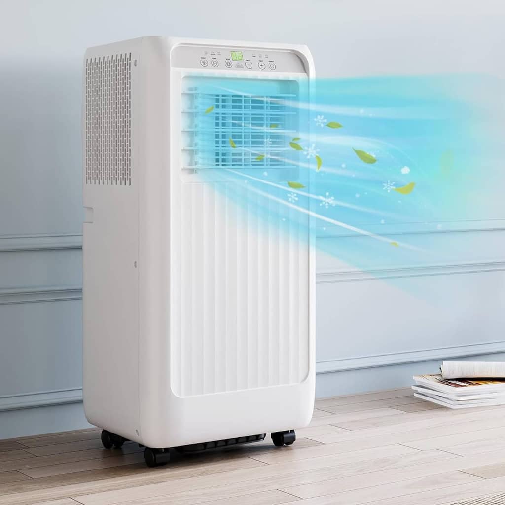 10000 Btus Portable Air Conditioner, Cool/ Fan/ Dry 3-in-1 Mini Standing AC Unit - N/A