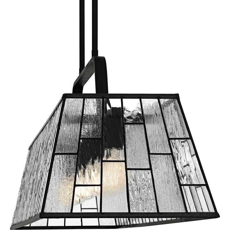 Rainier 5-Light Matte Black Linear Chandelier