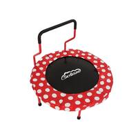 SkyBound "Mini4" 40" Red Children's Mini Trampoline with White Polka Dots