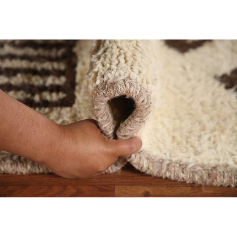 Natural Dye Anatolian Turkish Runner Rug Hand-knotted Wool Carpet - 3'4"x 12'3"