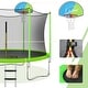 preview thumbnail 11 of 11, Fun 10FT Trampoline with Enclosure Basketball Hoop And Ladder for Easy Access