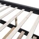 preview thumbnail 7 of 20, Twin Size Sofa Platform Bed Frame with Twin Size Trundle Bed, Cashew Nut Shape Upholstered Headboard Wood Supporting Feet