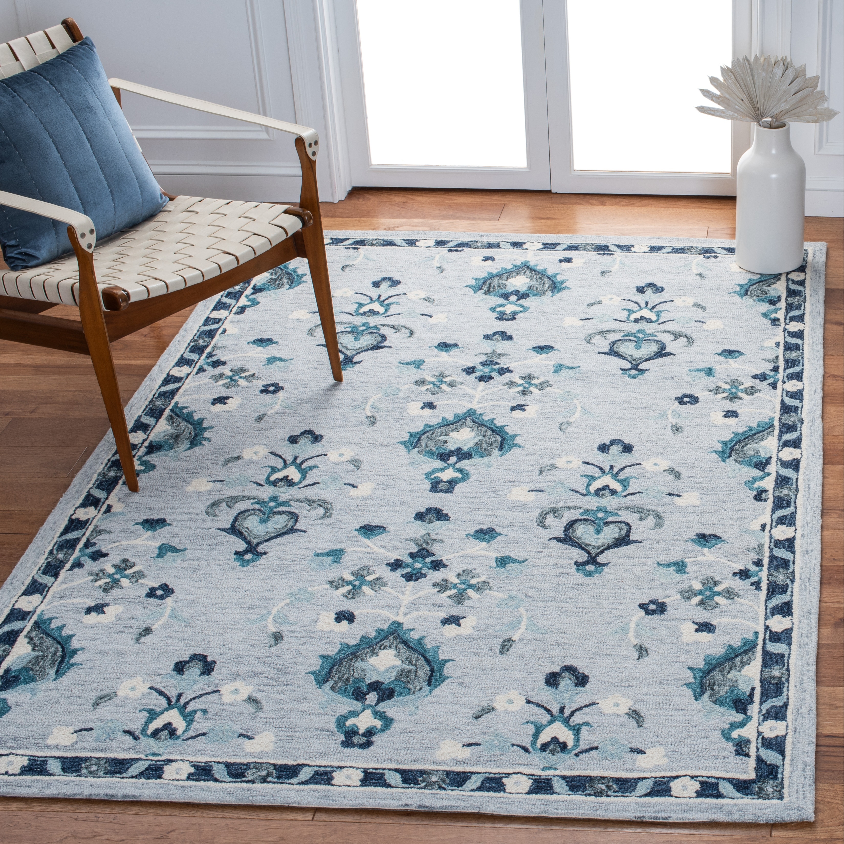 SAFAVIEH Handmade Metro Orestilla French Country Wool Rug