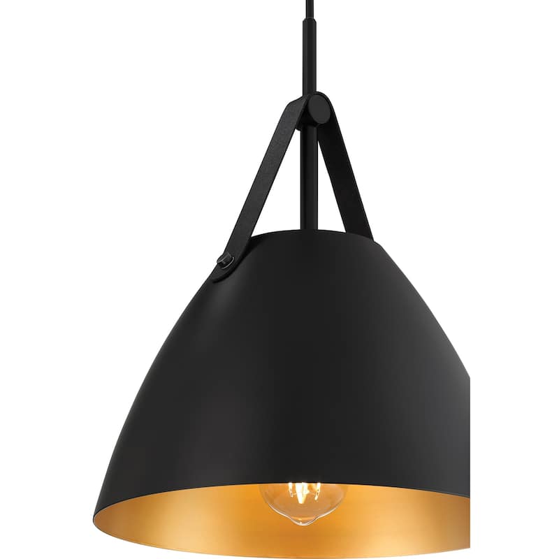 Access Lighting Tanner 1 Light Pendant - Matte Black