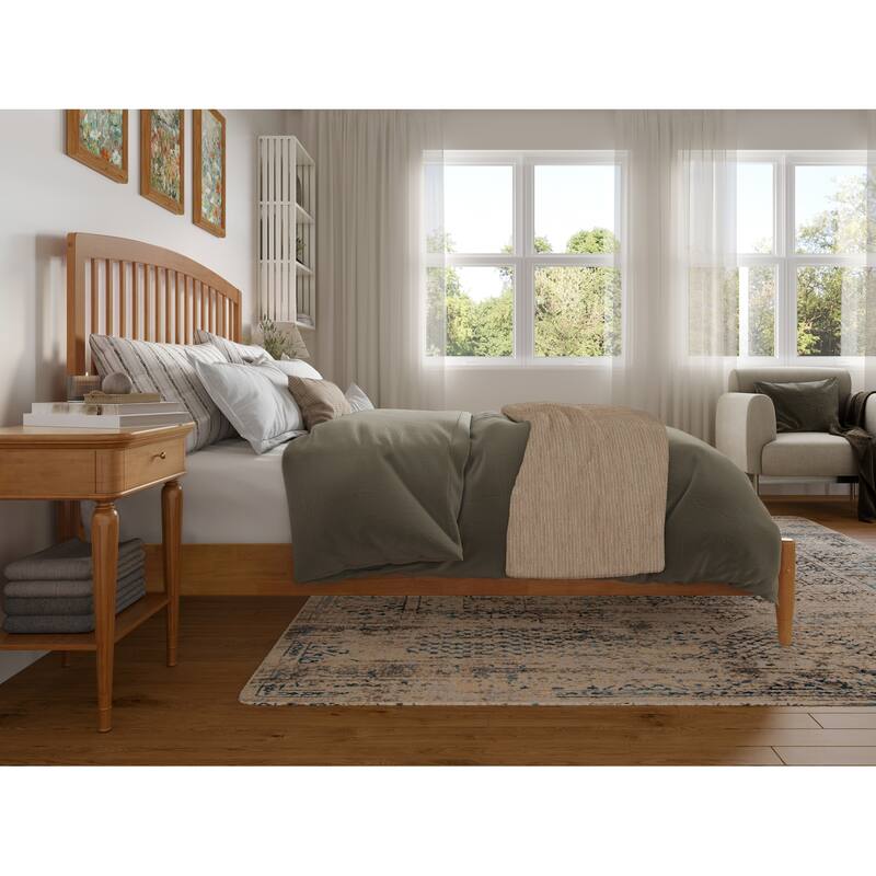 Quincy Solid Wood Low Profile Platform Bed