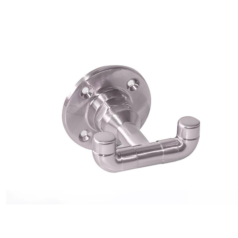 Design House 188573 Kimball 4-Piece Bathroom Hardware Accessory Kit Satin Nickel
