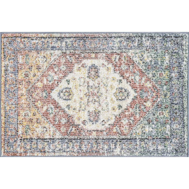 Addalyn French Country Medallion Area Rug