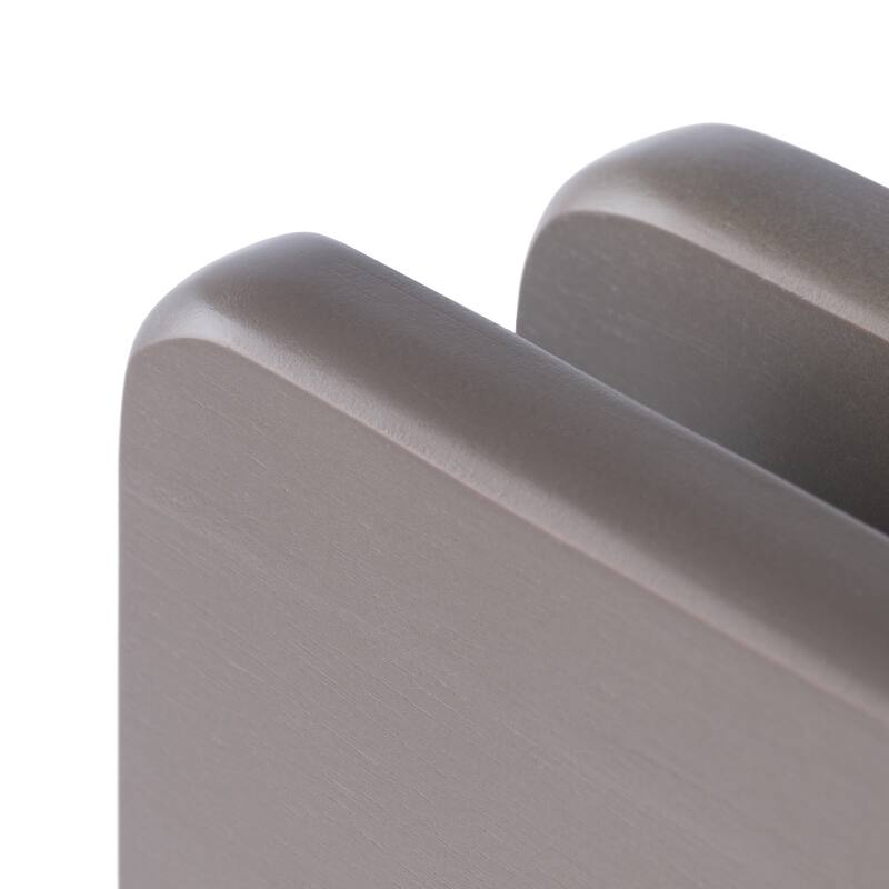 Isabelle 6-Pc Snack Table Set with Removable Serving Tray Oyster Gray