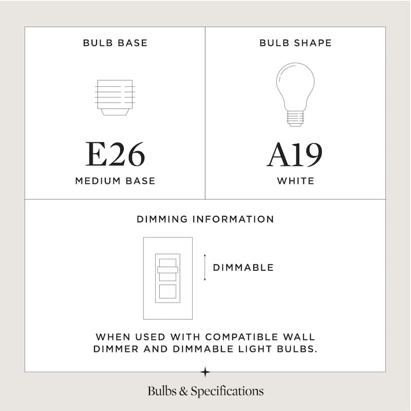 Porch & Den Nicki 2-light Semi-flush Mount