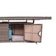 preview thumbnail 17 of 16, Direct Wicker Ellington Rectangle Gas Firepit Rattan Dining Table