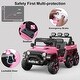 preview thumbnail 15 of 29, Ride on Car with 6 EVA Wheels&4WD, 24V Battery Powered Electric Car for Ages 3-6 Kids