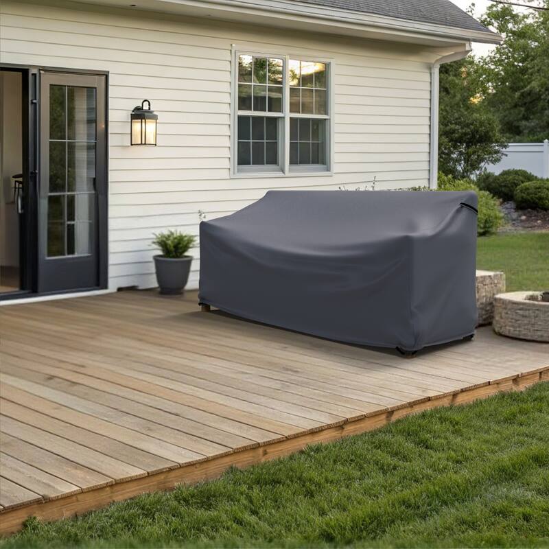 Burchett Outdoor Patio Sofa Cover - 33.5 x 77.25 x 30.5