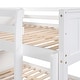 preview thumbnail 22 of 48, Elegant Full Over Full Bunk Bed, Twin Size Trundle with Removable Casters, Split into Two Separate Beds, Space-saving, Gray