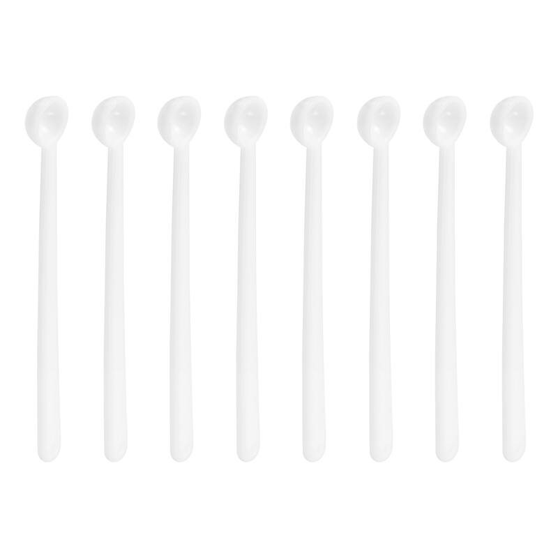 16Pcs 150 Milligram Teaspoon Micro Scoops Mini Measuring Spoons, White
