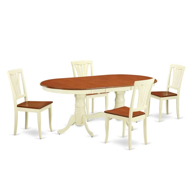 Dining Table Set with Chairs - 9 Piece Kitchen Table & Chair Set - City Chic Design