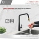 preview thumbnail 25 of 39, STYLISH Kitchen Sink Faucet Single Handle Pull Down Dual Mode Lead Free - Faucet Height: 17" | Spout Height: 9 1/2"