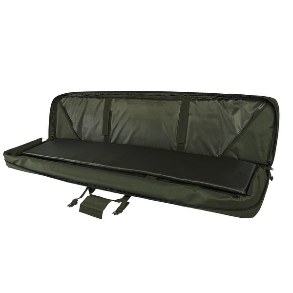 VISM® by NcSTAR® DELUXE DOUBLE RIFLE CASE (55"L X 13"H) GREEN