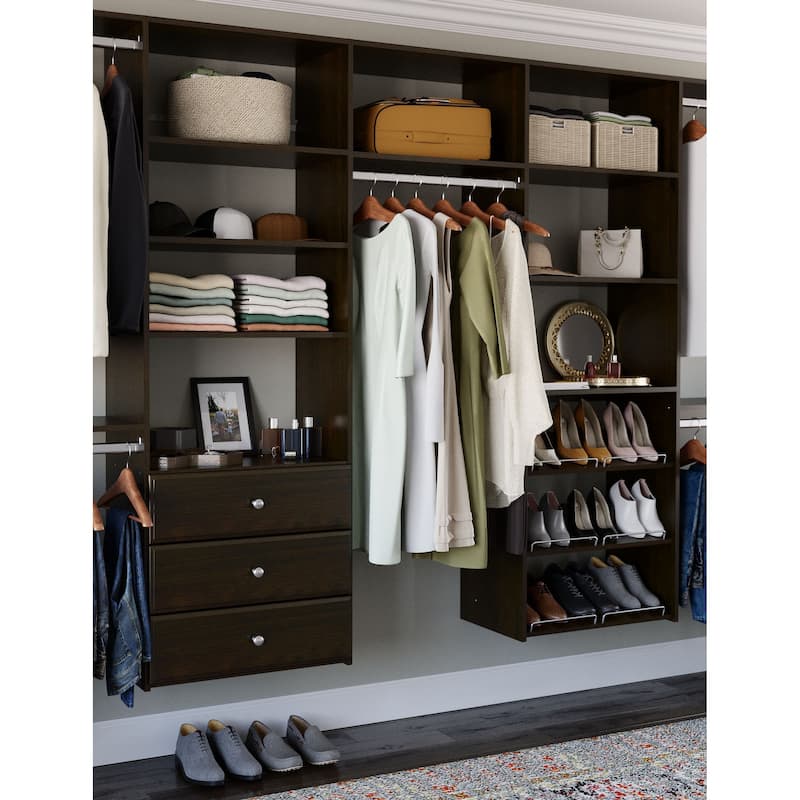 Easy Track 12 Ft. W. Classic Laminate Closet Kit