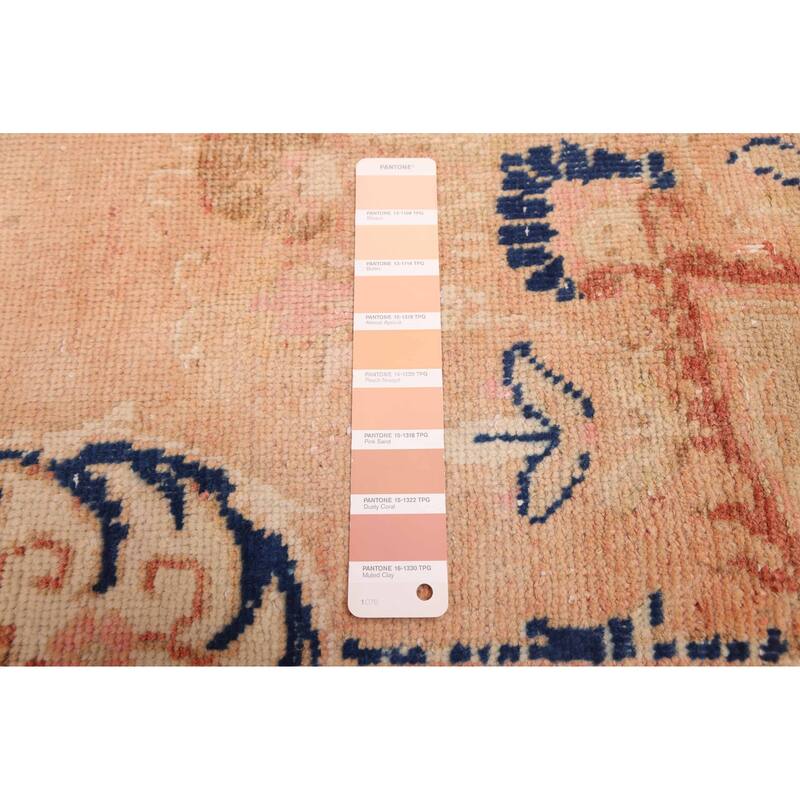 ECARPETGALLERY Hand-knotted Antalya Vintage Copper Wool Rug - 9'6 x 12'4