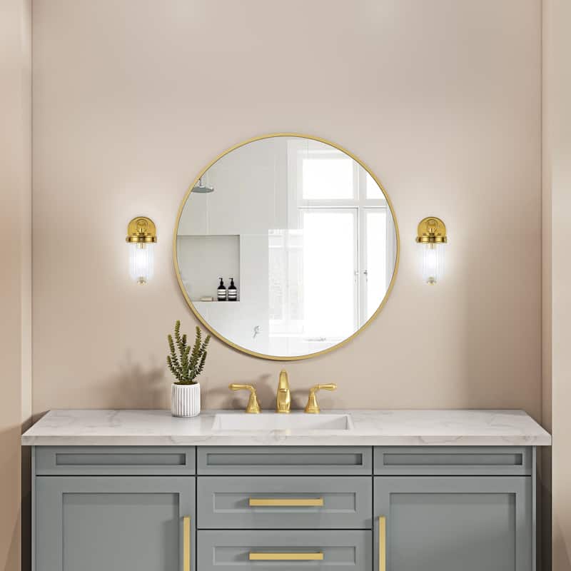 Artcraft Myla 1-Light Wall Sconce - Vintage Brass - Vintage Brass