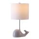 preview thumbnail 5 of 16, SAFAVIEH Walter Whale 19-Inch Ceramic Table Lamp, Bulb Included