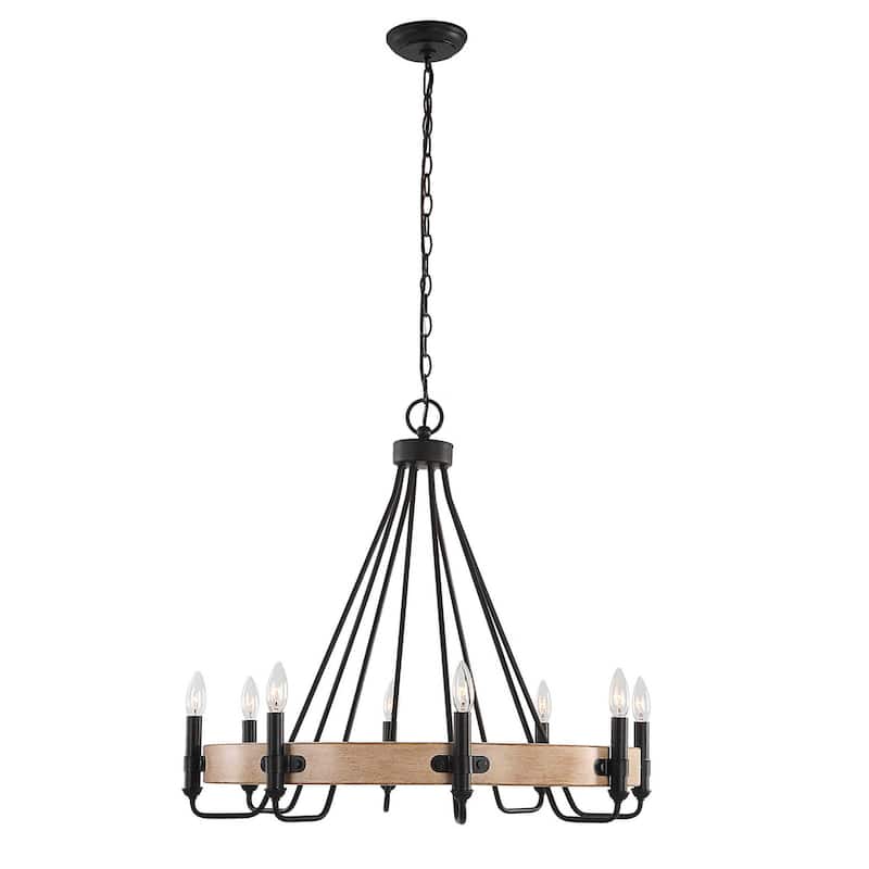 Uttermost 21356 Deschutes 8 Light 30" Wide Taper Candle Style