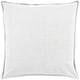 preview thumbnail 13 of 57, Artistic Weavers Harrell Solid Velvet 22-inch Throw Pillow Down - Grey