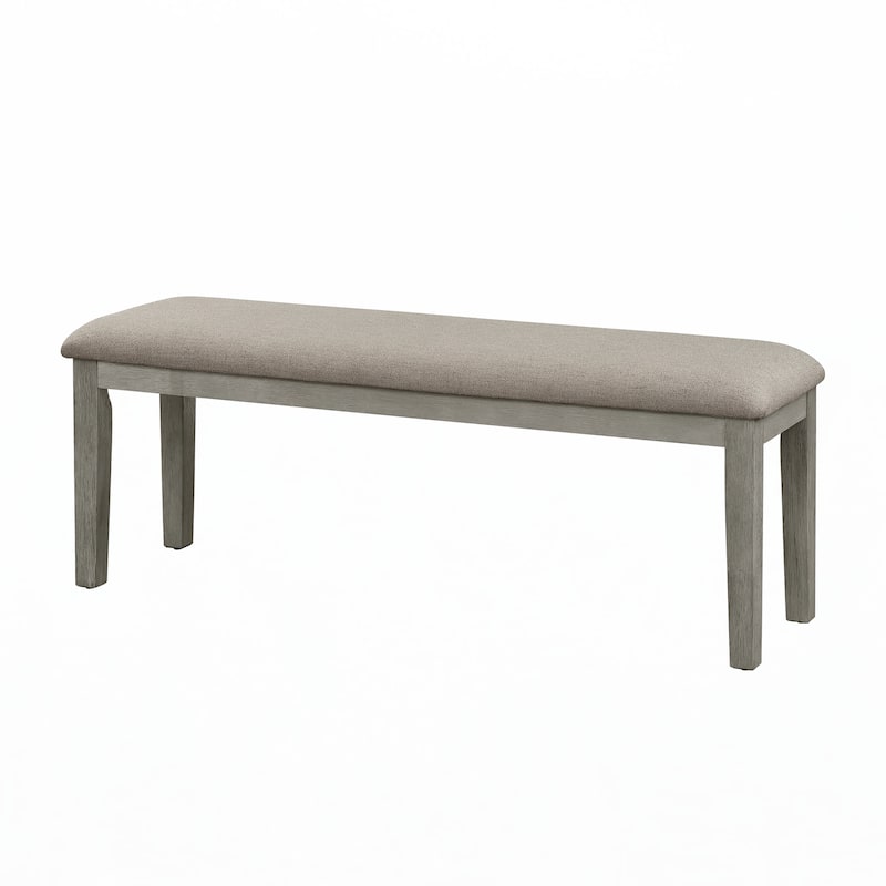 Fabric Upholstered Seat 1pc Bench