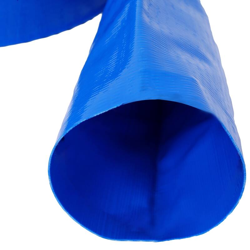 3" Heavy Duty Pool Backwash Hose, Reinforced PVC with 2 Clamps