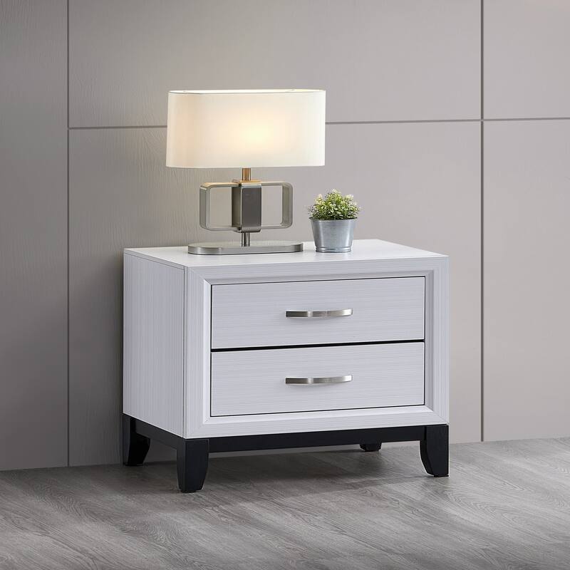 Glasgow Nightstand,White