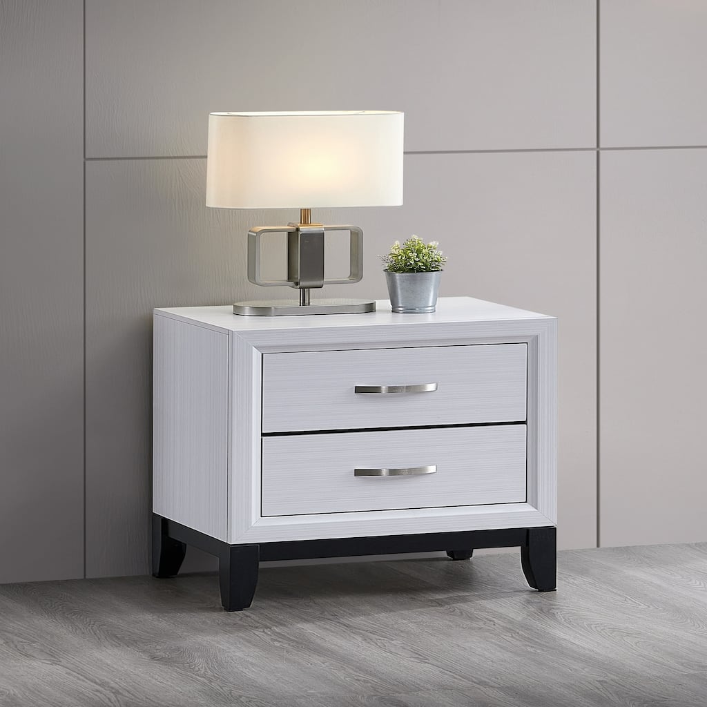 Glasgow Nightstand,White