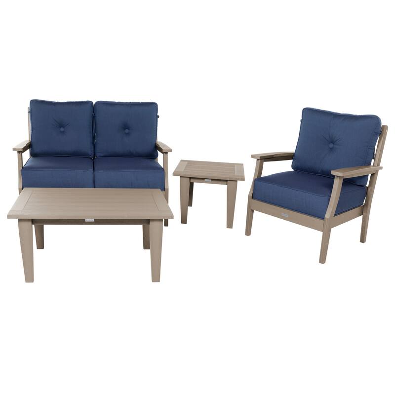 HIGHWOOD Lehigh 4-Piece Deep Seating Set