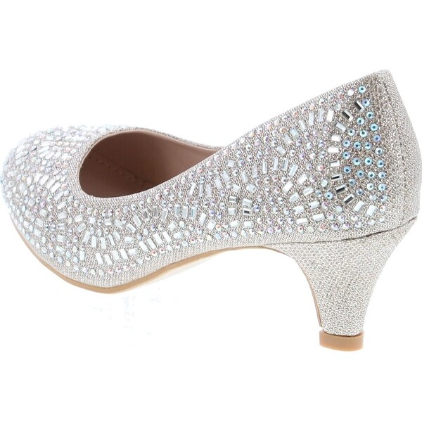 jeweled kitten heels