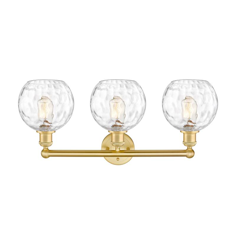 Innovations Lighting Athens Water Glass - 3 Light 26" Bath Vanity Light